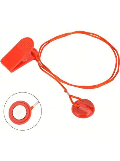 Cerradura Universal para Interruptor de  para Cinta de Correr, Llave de  Magnética paraáquina de Correr Mediana en Rojo Vibrante, para Entusiastas de