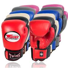 Twins Glassic PU Boxing Gloves Muay Thai Kick Mma Karate Punching Training Gloves 8oz 10oz 12oz 14oz 16oz Boxing Gloves 5 Colors Available