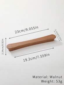 1个胡桃木家具柜/抽屉拉手，天然木纹 - 胡桃木櫸木 - 查看 8