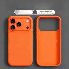 Original Silicone Protective Case Compatible With Iphone 17 Air 16 15 14 13 12 11 Pro Max Plus, Ultra-Thin Design - Orange - View 11