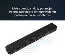Sony HT-S2000 Barra de Sonido TV con Bluetooth, pequeña y compacta, Dolby Atmos, 3.1 Canales - Negro - Ver 4
