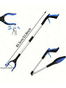 Aluminum Alloy Trash Picker Grabber Tool With 360° Rotating Claw - Heavy Duty Telescopic Reacher, Suitable For Elderly, Household And Cleaning - Multicolor - View 12