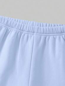 Purechapter 2 Peças Calça Esportiva Casual com Cintura Elástica para Meninas Pré-Adolescentes, com Bolsos Laterais, Forro Térmico, Adequada para Uso Casual Diário, Atividades ao Ar Livre, Presente Criativo