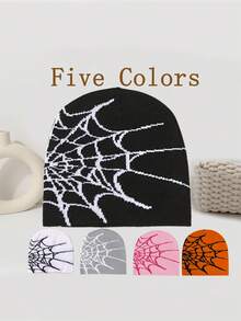 1 件时尚提花针织帽，街头风格无檐便帽，嘻哈无檐便帽，男女通用，提升造型品味，理想的礼物选择，学校 - A - 查看 11