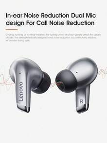 Lenovo Auriculares intrauditivos Bluetooth Lenovo ERAZER EP118, inalámbricos con batería de larga duración, cancelación de ruido, resistentes al agua, ideales para deportes y juegos.