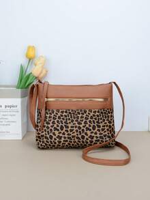 حقيبة كتف نسائية ذات طبعة حيوانية عتيقة للهدايا، حقيبة كاجوال بنمط بقري للاستخدام اليومي، حقائب يد نسائية مع معصم