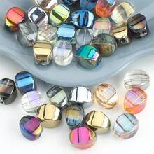 20颗14*18毫米海龟造型玻璃珠，适用于DIY首饰制作，可用于项链、手链、耳环、手机挂饰、钥匙扣、窗帘等。 - 14*18mm海龜 - 查看 16