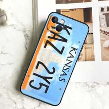 License Plate Phone Case Covercompatible with  15 16 14 Plus 13 12 Mini 11 Pro Max X XR XS Max 7 8 Back Cover,Covercompatible with  17 Hülle, 17 pro Hülle, 17 promax Hülle - TT4917 - Übersicht 3