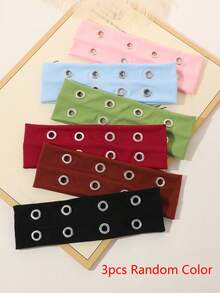 1个/3个新款朋克金属镂空圆环发箍，时尚嘻哈配饰，适合日常、音乐节、街头时尚等场合。 - 彩色 - 查看 8