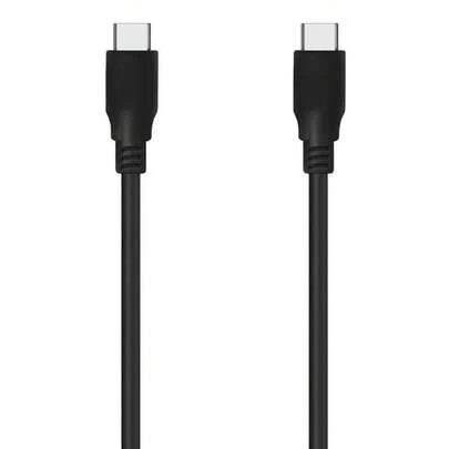  AISENS USB 3.2 Gen2x2-kabel 20 Gbps 8k@30Hz 5A 100W E-Marker, type USB-C/M-USB-C/M, zwart, 1,5 m
