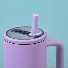 1PC 40oz Stainless Steel Insulated Car Cup, Large Capacity, With Handle, Easy To Carry, Meet Daily Use Needs, Available In A Variety Of Colors, Is A Good Choice For Personal Use Or As A Gift, Holiday Gift, Beautiful And Practical - Nhiều màu - Xem 8