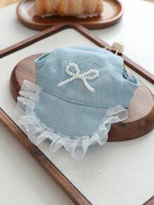 PETCIRCLE 2pcs Pet Clothes, Dog Cat Outfit, Small Dog Puppy Apparel, Cute Stylish Comfortable Jacket + Pearl Hat Set - Multicolor - View 7