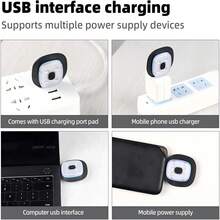 1pc Brimless Poo Hat With Light, Winter Headlamp Warm Hat, Unisex USB Rechargeable 4 Led Flashlight Hat, Removable And Washable Design, Creative And Practical Gift For Men, Women And Teenagers Cool Gift For Outdoor Skiing Hunting Camping Hiking Running Fishing - Multi-color-lED Headlight - View 9