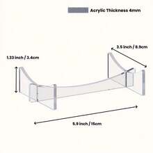 1 个亚克力球展示架 - 耐用的十字设计支架适用于足球、篮球、棒球、足球、橄榄球 - 防水且坚固的 PMMA 材料 - 非常适合体育纪念品展示、设备存储 | 透明亚克力支架 | 坚固的结构适用于各种球类展示，适用于家庭健身房、办公室、收藏品、运动室和商业空间 - 非常适合送礼和展示！ - 彩色 - 查看 11