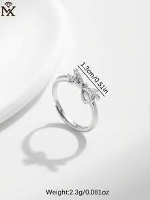 1 buc Inel Elegant din Argint 925 cu Fluture, Potrivit pentru Bijuterii cu Accesorii Zilnice pentru Femei