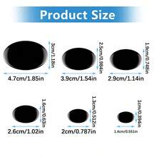 20 件塑料安全眼睛和鼻子，6 种尺寸椭圆形带垫圈，适用于 Amigurumi 钩针泰迪熊娃娃毛绒动物工艺品