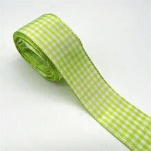 5yards 6mm 10mm 25mm Plaid Ribbon Grid Printed Bow Ribbon For Home Wedding Christmas Decorations DIY Gift Wrapping Ribbon For Bows - Pick Colors - View 23