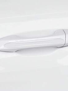 4 Stücke universelle Tür- und Rückspiegel-Schutzleiste, Türkanten-Aufprallschutz-Kratzer-Werkzeug, Silikon-Schutzaufkleber für Autos, kratzfester universeller Klebstoff