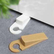 1 set 2 paquetes de topes de puerta de goma multicolor blandos - Flexibles pero duraderos, base antideslizante, sin necesidad de perforar, se ajusta a la mayoría de los tipos de puertas, evita que se den portazos y mantiene las puertas abiertas para habitaciones de bebé, hogar, dormitorio, aula (protege las paredes y los dedos)