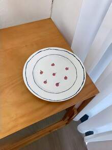 Cartoon Creative Tableware, Minimalist Hand-Painted Household Breakfast Plate, Dessert Plate, Pasta Plate, Ceramic Dish, Serving Platter, Dinnerware - Multicolor - View 11