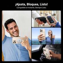 Funda Magntica para, Case Antidesgaste, Anti - Amarillo con Proteccin de la Lente y Cadas, Antigolpes Respaldo Transparente, Carcasa 6.5 Pulgadas - iPhone 16 Pro - Ver 4