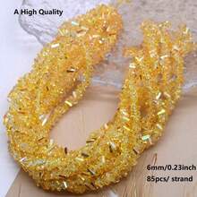 AAA High Quality 6mm Faceted Triangle Glass Beads Loose Spacer Glass Beads For Jewelry Making Bracelet Necklace DIY - 6mm Triangular Beads - View 29