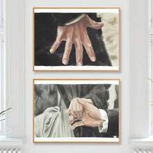 两幅/套《傲慢与偏见》彭伯利庄园油画帆布海报，电影场景插画艺术版画，简·奥斯汀经典墙饰，适用于家居装饰、房间装饰、卧室装饰、客厅装饰、浴室装饰、墙面装饰，可选带框。 - 彩色 - 查看 5