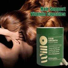URO O Positiv Willo Hair Growth Support For Women Supports Thicker Fuller Hair 60cap - 1 - Xem 2