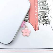 1 Piece - Exquisite Personalized Flower Dust Plug - Suitable For Type-C Charging Port Dust Plug - Small, Portable And Practical