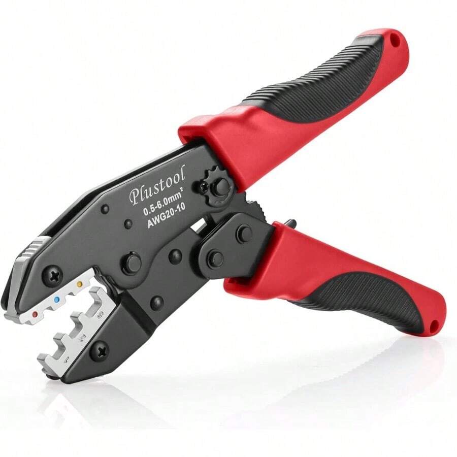 Crimping Heat Shrink Connectors AWG22 - 10, Ratcheting Wire Terminal Crimper - Crimping Pliers - Electrical Crimping - 用於熱縮連接器 - 查看 1