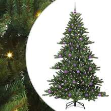 Künstlicher klappbarer Weihnachtsbaum with LEDs 210cm PVC-XY861794