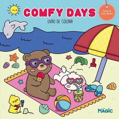  Livro de Colorir Comfy Days Relaxante - Ciranda Cultural