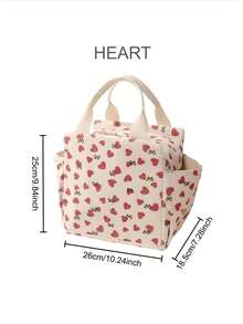 1pc 12L Lunch Bag For Women Men,Student, Corduroy Lunch Bag,Leakproof Insulated Soft Large Lunch Cooler Bag - Reusable Lunch Box For Office Work School Picnic Beach School Organizer Bags Teacher Storage Bags Classroom Bags Classroom Organizer Bags