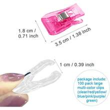 مشابك متعددة الأغراض كبيرة الحجم، تستخدم كمشابك خياطة ومشابك تجميع للحياكة والكروشيه والتريكو والأغراض العامة (ألوان عشوائية)