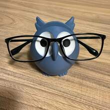 1 3D Printed Owl Glasses Stand - Cute Plastic Desktop Organizer With Glasses Holder, No Power Required, Suitable Home Decoration And Holiday Gifts Halloween, Easter, Valentine's Day, Office Supplies, Household Storage Organizer - 1個 - 查看 2