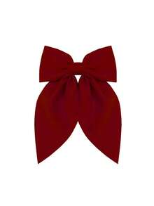 10pcs Random Color Hair Bows Clips For Women, Black Bow White Bow Pink Bows Bow Hair Clips For Women Ribbons Bow Barrettes Satin Hair Bows Long Tail Clips On Bows Party Hair Accessories Valentine's Day Valentines Claw Clips Christmas Gift