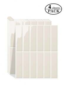 WalDecoo 4/10/20 片 11.4X9 英寸防水防油粘贴瓷砖，轻松升级风格，即剥即贴墙砖，适用于厨房后挡板/儿童房/家居装饰