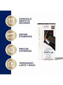Temporary Root-Up Concealing Powder - marrón oscuro - Ver 6