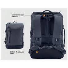 Sac à dos de voyage HP 15,6 pouces 25 L pour ordinateur portable, gris fer - HP - Voir 1
