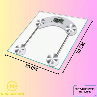 -Báscula corporal de precisión inteligente inalámbrica incluye pilas para una medición de pérdida de peso saludable. Tipo de Batería: Batería AAA INCLUYE BATERIAS