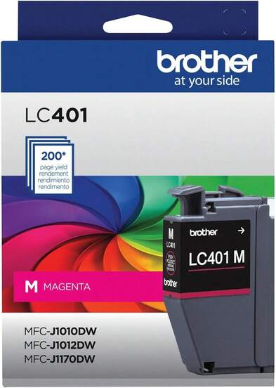 Genuine LC401M Standard-Yield Magenta Ink Cartridge,23715274