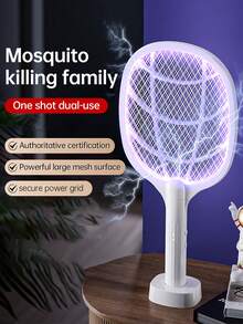 Portable Automatic Electric Mosquito Swatter,Usb Rechargeable Mosquito Swatter For Home Use,With A Base, Suitable For Rooms, Homes, Offices, And Camping.Kill Mosquitoes, Flies, Fruit Flies And Flying Insects - Multicolor - View 13
