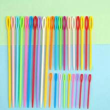 10/30pcs Plastic Sewing Needle, Assorted 7/9/15cm Wool Embroidery & Tapestry Weaving Needles For DIY Crafts, Clothing, And Shoe Making - Multicolor - Multicolor - View 10