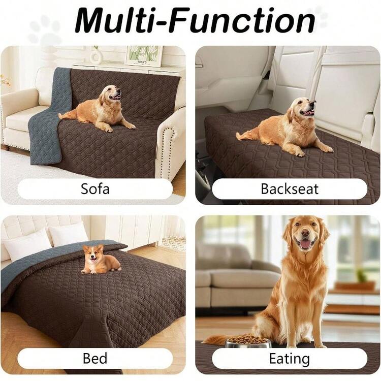 Pet Blankets & Covers - 巧克力色+深灰色+30x70英寸 - 查看 6