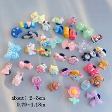 50pcs Assorted Cartoon Animal & Flower Flat Back Stones, Suitable For DIY Scrapbooking, Wedding Decoration, Buttons, Earrings, Hair Accessories, Craft Decor Stickers (Mini Size) - Multicolor - View 11