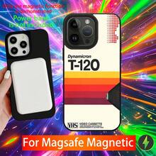 Funda de teléfono con diseño de cinta de video VHS retro compatible con  16,15,14,13,12,11,Pro,Max,Plus,Mini,SE Nueva carga inalámbrica magnética Magsafe, funda compatible con  17, funda  17 Pro, funda  17 Pro Max - z1 - Ver 9