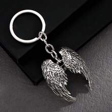 A Fashionable European And American Alloy Material Retro Angel Wings Wing Shape Men's And Women's Personalized Retro Key Ring Pendant Accessories - 1 - 查看 1