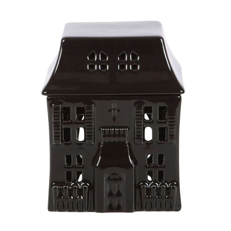 Something Different Haunted House Oil Burner (Black) - 100% Mixed - (SD5564) - Black - View 1