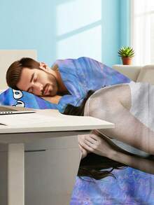 1 Bed With Customized Name Blanket, Personalized Bedding Blanket With Name, Personalized Throwing Blanket, Cute Flower Bookshelf Blanket, Comfortable Blanket, Family Gift, Birthday Gift, Christmas Gift, Personalized Gift, Gift For Friends, Gift For Boys And Girls