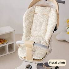 Infant Stroller Pad, Corduroy Fabric, Anti-Slip, Thick & Warm, Comforting, Cold-Proof Cotton Pad, Suitable For Autumn/Winter Outdoor Use